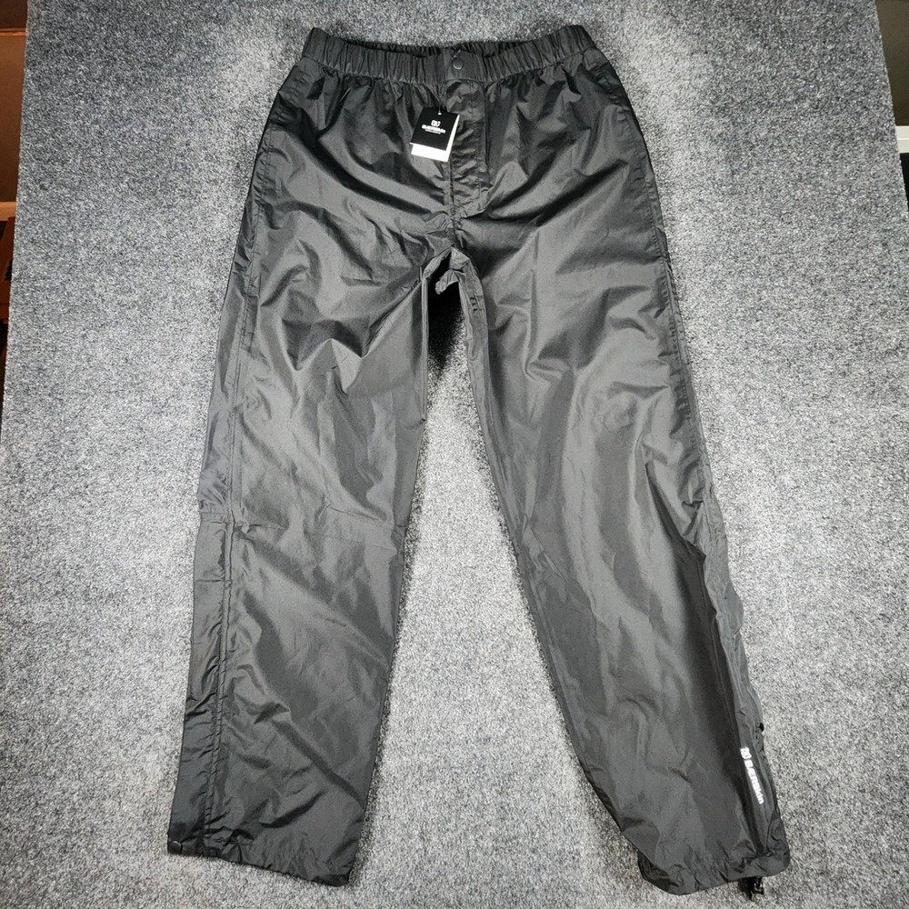 NWT Baerskin Tactical Rain Pants Mens Size S Black Outdoor Waterproof 2310101